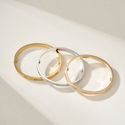 [⭐Maelin]LOVE BRACELET 6.1MM BRUSHED