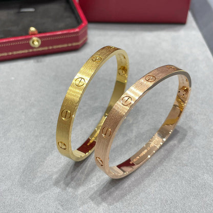 [⭐Maelin]LOVE BRACELET 6.1MM BRUSHED