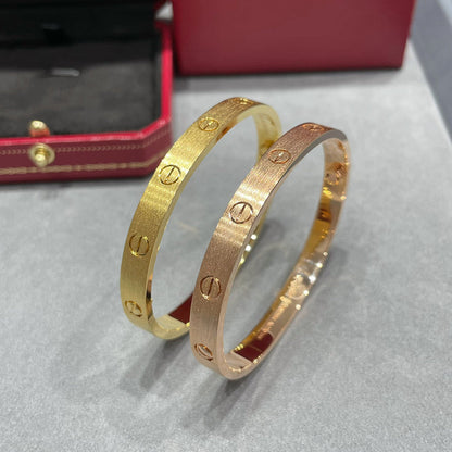 [⭐Maelin]LOVE BRACELET 6.1MM BRUSHED