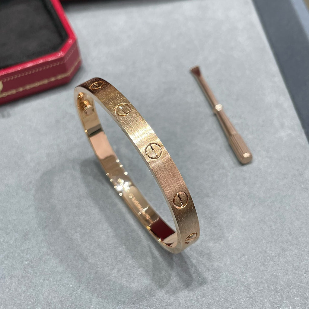 [⭐Maelin]LOVE BRACELET 6.1MM BRUSHED