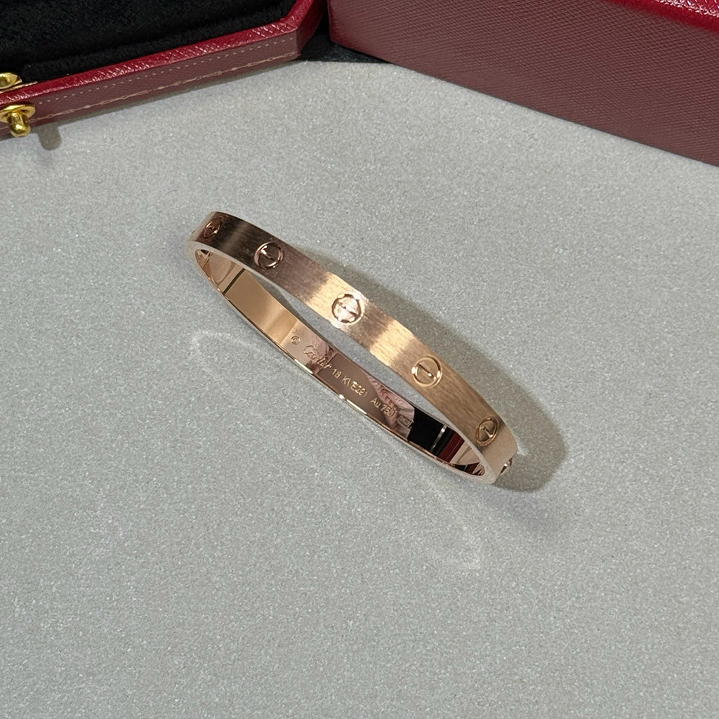 [⭐Maelin]LOVE BRACELET 6.1MM BRUSHED