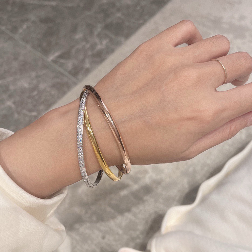 [⭐Maelin]TRINITY 2.8MM SMALL BRACELET
