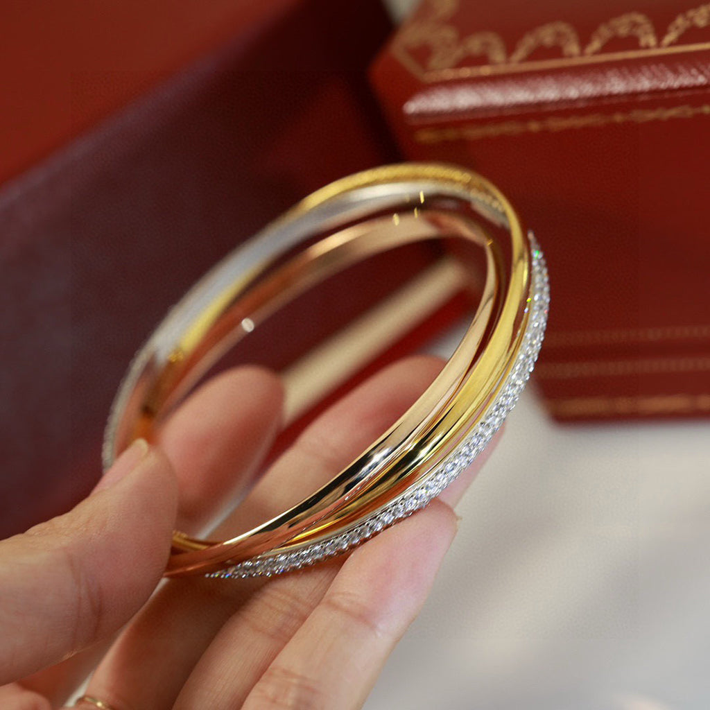 [⭐Maelin]TRINITY 2.8MM SMALL BRACELET