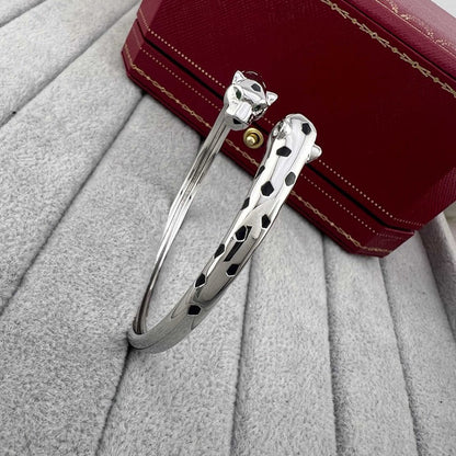 [⭐Maelin]PANTHERE DOUBLE HEADED OPEN BRACELET
