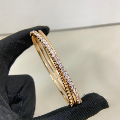 [⭐Maelin]ETINCELLE HALF-PAVED DIAMOND BRACELET