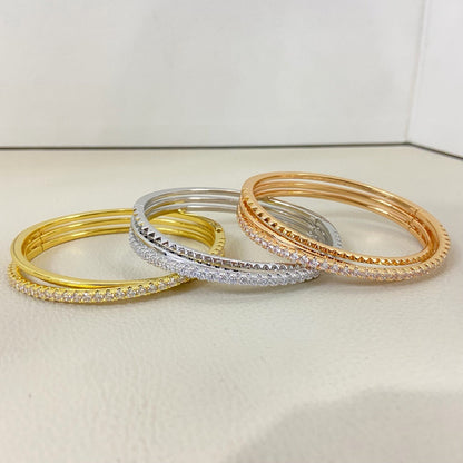 [⭐Maelin]ETINCELLE HALF-PAVED DIAMOND BRACELET