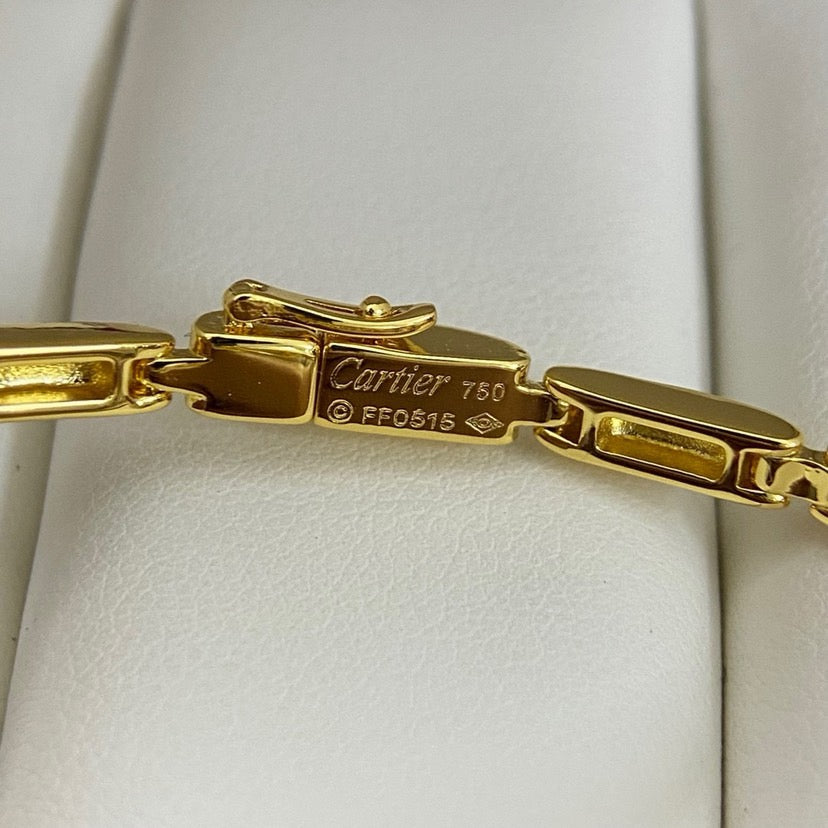 [⭐Maelin]PANTHERE HALF DIAMOND ON CHAIN BRACELET
