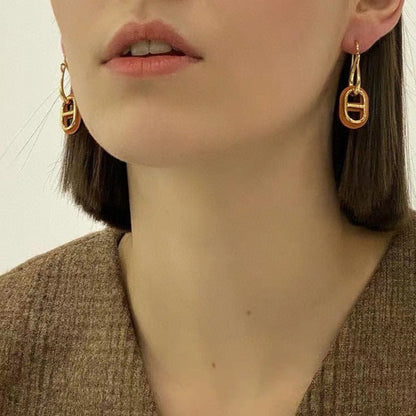 [⭐Maelin]HM O'MAILLON GOLD EARRINGS
