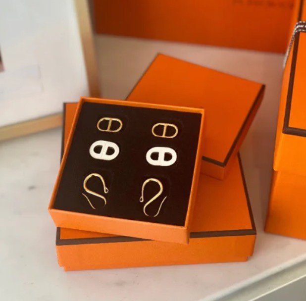 [⭐Maelin]HM O'MAILLON GOLD EARRINGS