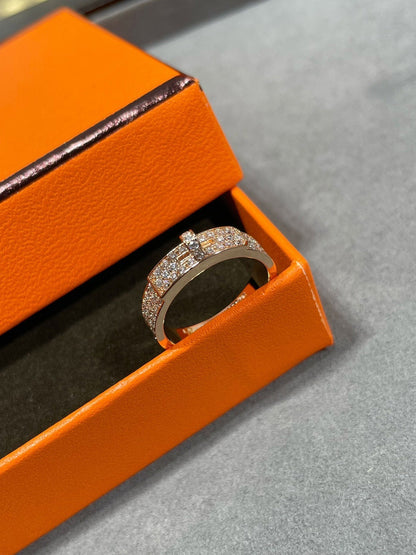 [⭐Maelin]KELLY PINK GOLD DIAMOND RING