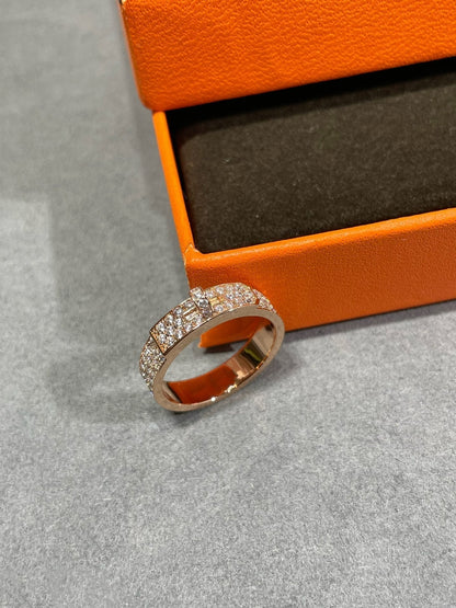 [⭐Maelin]KELLY PINK GOLD DIAMOND RING