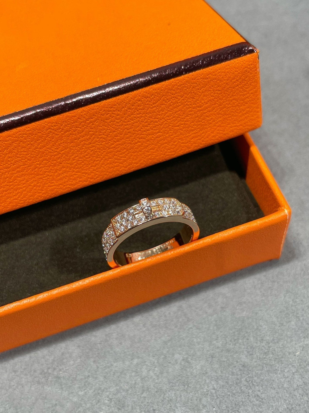 [⭐Maelin]KELLY PINK GOLD DIAMOND RING