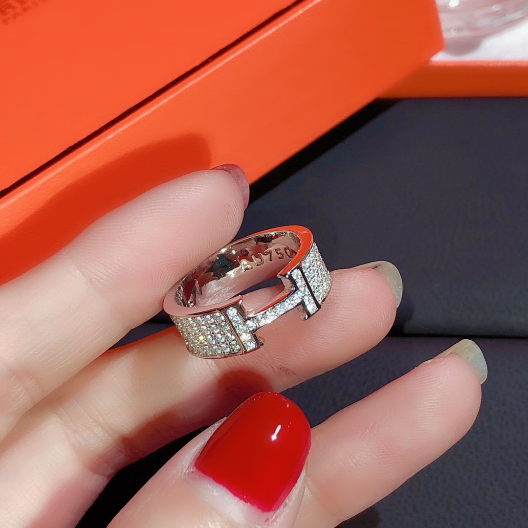 [⭐Maelin]H RING FULL DIAMOND