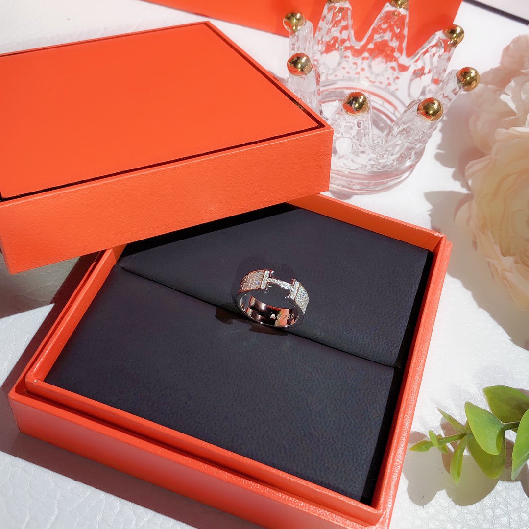[⭐Maelin]H RING FULL DIAMOND