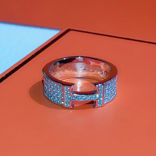 [⭐Maelin]H RING FULL DIAMOND