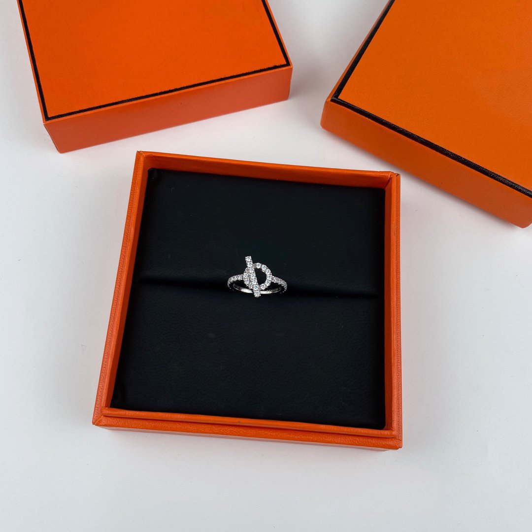 [⭐Maelin]ECHAPPEE RING SILVER DIAMOND