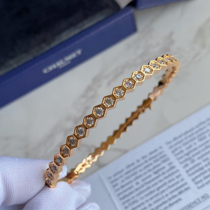 [⭐Maelin]BEE LOVE GOLD BRACELET FULL DIAMOND