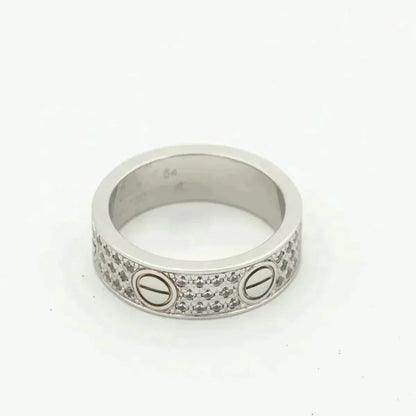 [⭐Maelin]LOVE RING 5.5MM DIAMONDS PAVED