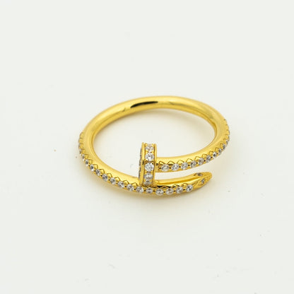 [⭐Maelin]JUSTE RING 1.8MM GOLD DIAMONDS