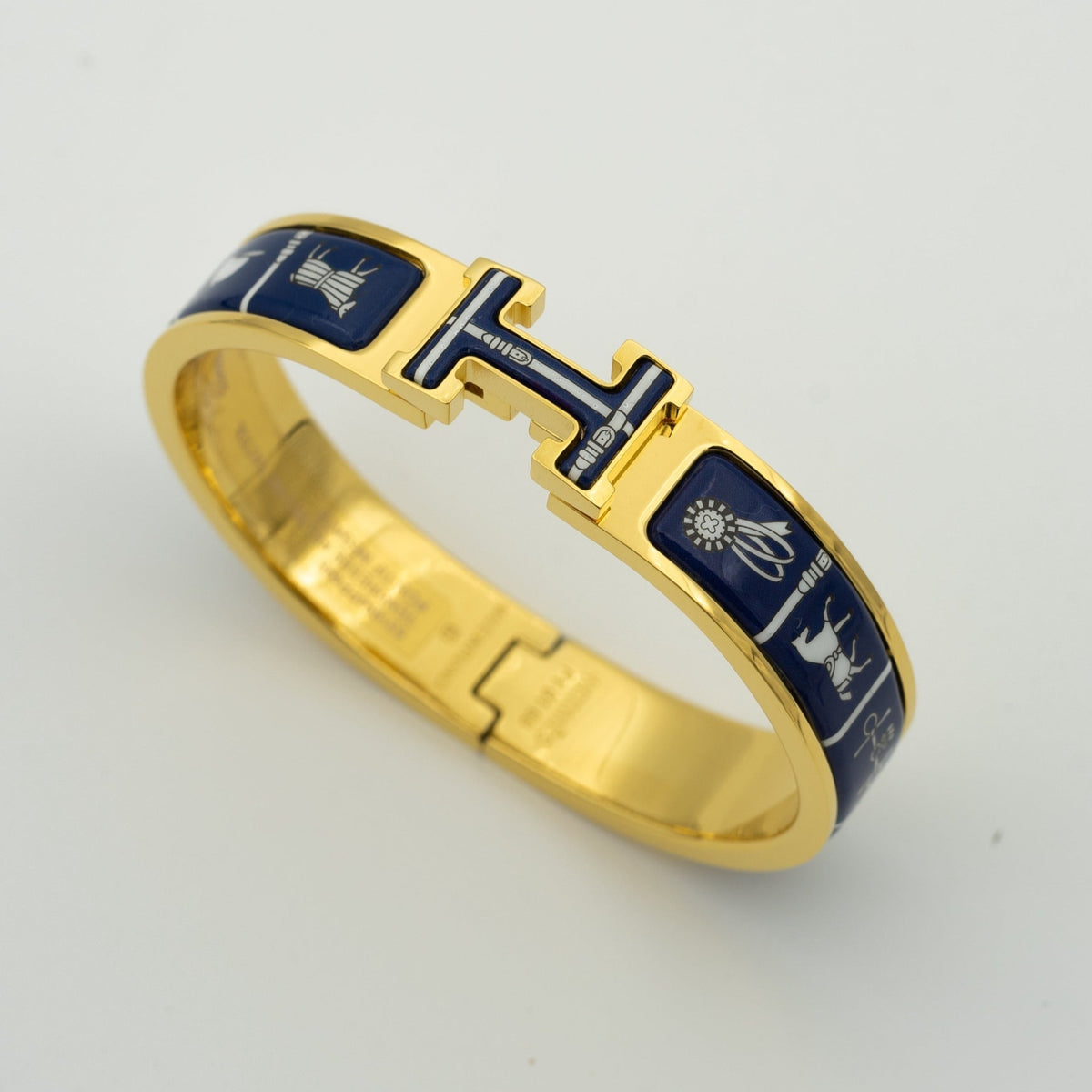 [⭐Maelin]H BRACELET BLUE CERAMIC