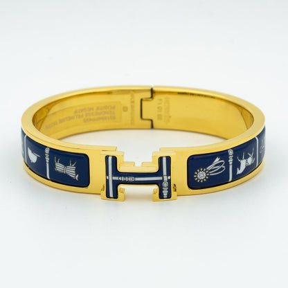 [⭐Maelin]H BRACELET BLUE CERAMIC