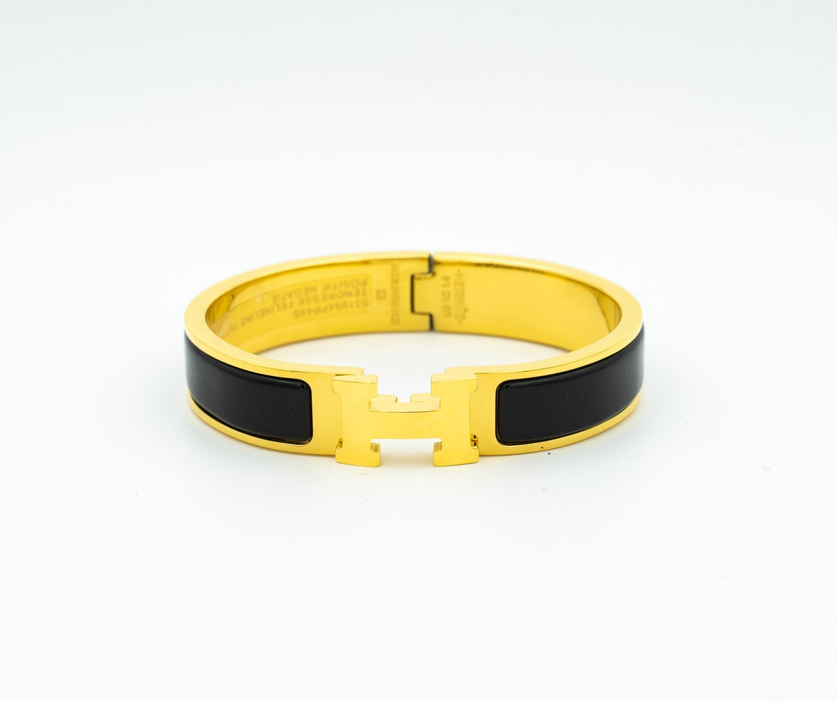 [⭐Maelin]H BLACK BRACELET