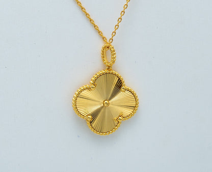 [⭐Maelin]CLOVER 25MM PEDANT NECKLACE GOLD