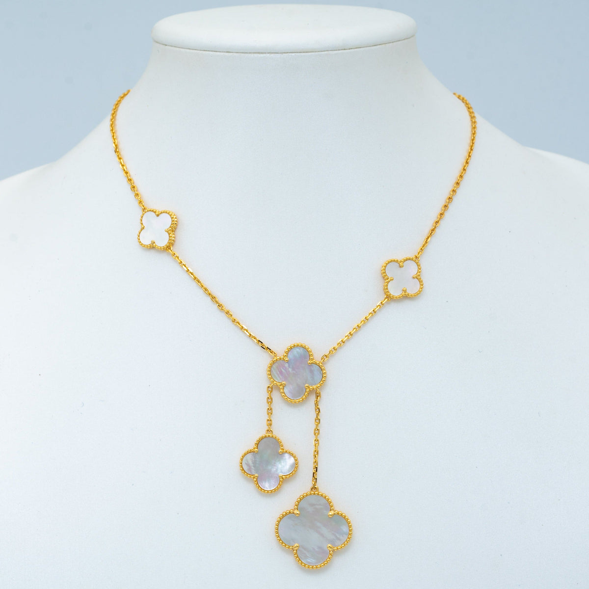 [⭐Maelin]CLOVER MOTHER OF PEARL NECKLACE 6 MOTIF