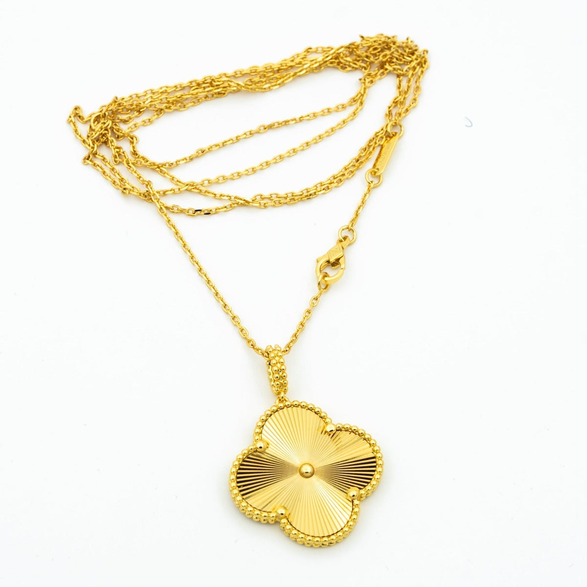 [⭐Maelin]CLOVER 25MM PEDANT NECKLACE GOLD