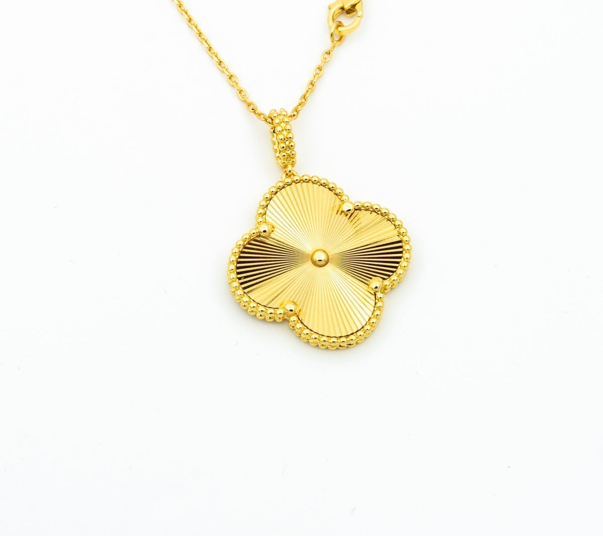 [⭐Maelin]CLOVER 25MM PEDANT NECKLACE GOLD