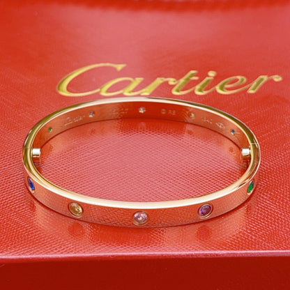 [⭐Maelin] 2026 RAINBOW LOVE BRACELET 6.1MM  10 DIAMONDS