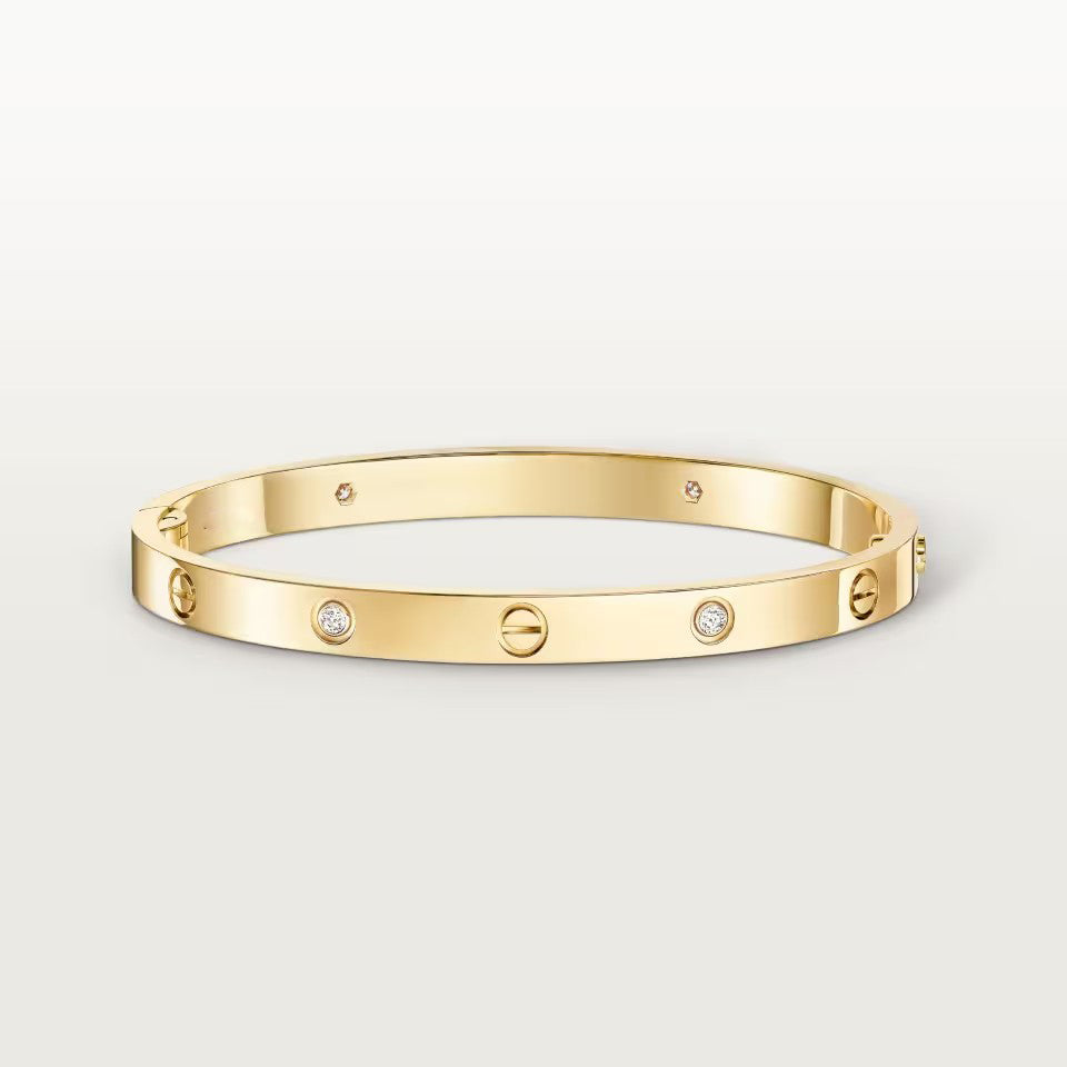 [⭐Maelin]LOVE BRACELET 4.8MM 4 DIAMONDS