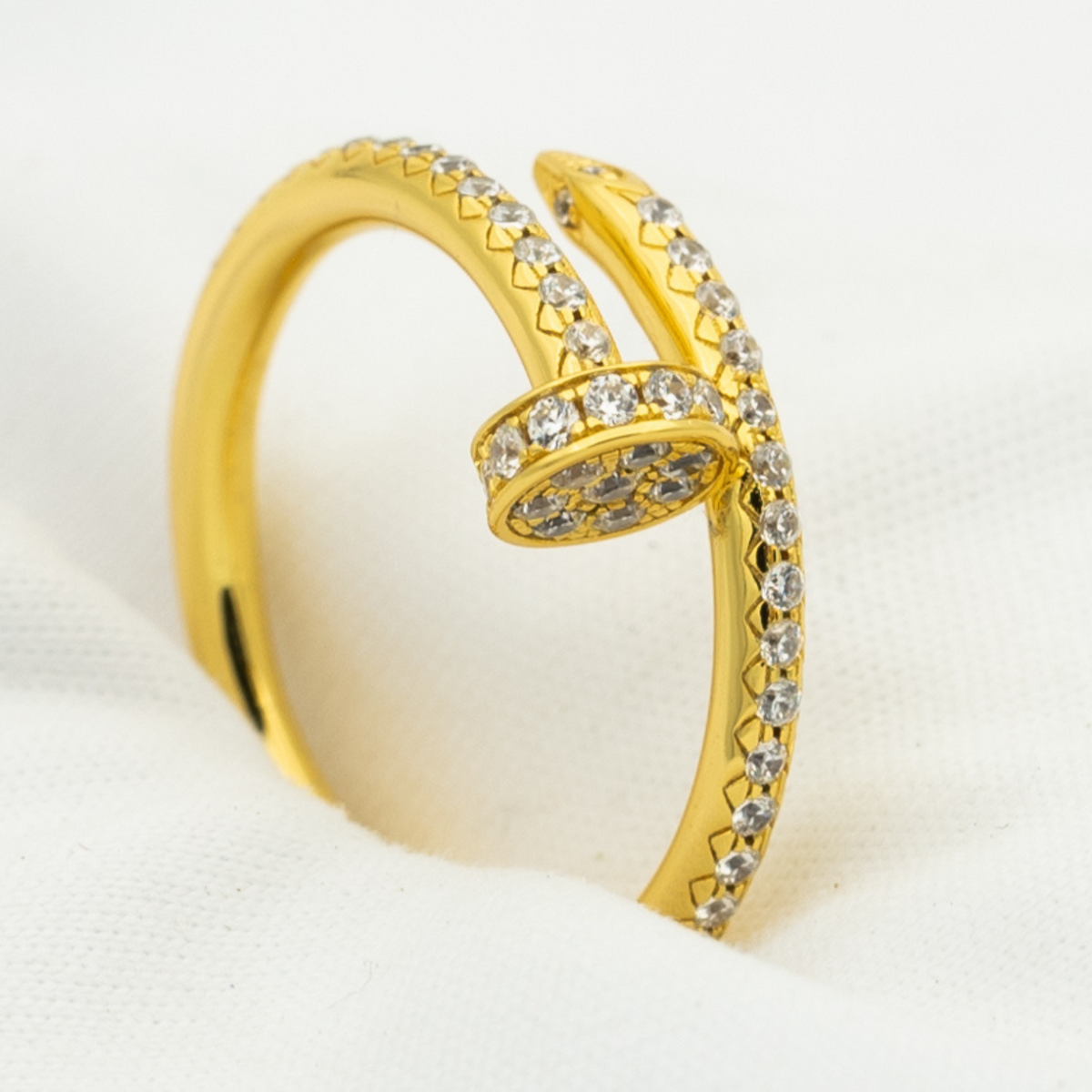 [⭐Maelin]JUSTE RING 1.8MM GOLD DIAMONDS