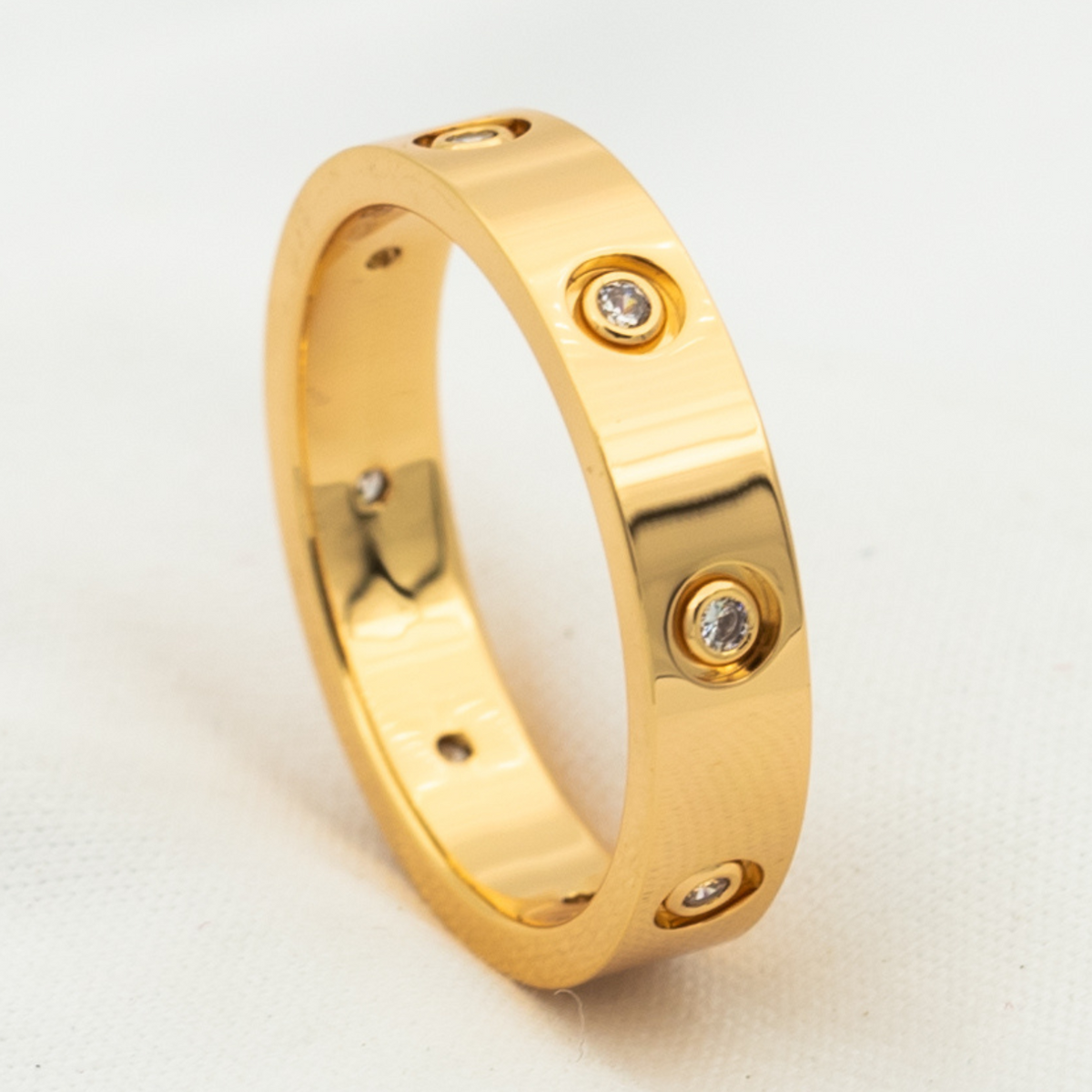 [⭐Maelin]LOVE RING 3.6MM 8 DIAMONDS