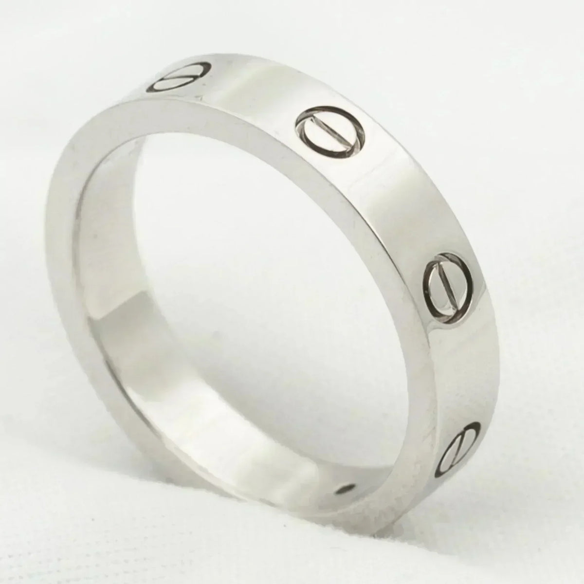[⭐Maelin]LOVE RING 4MM 1 DIAMOND SILVER