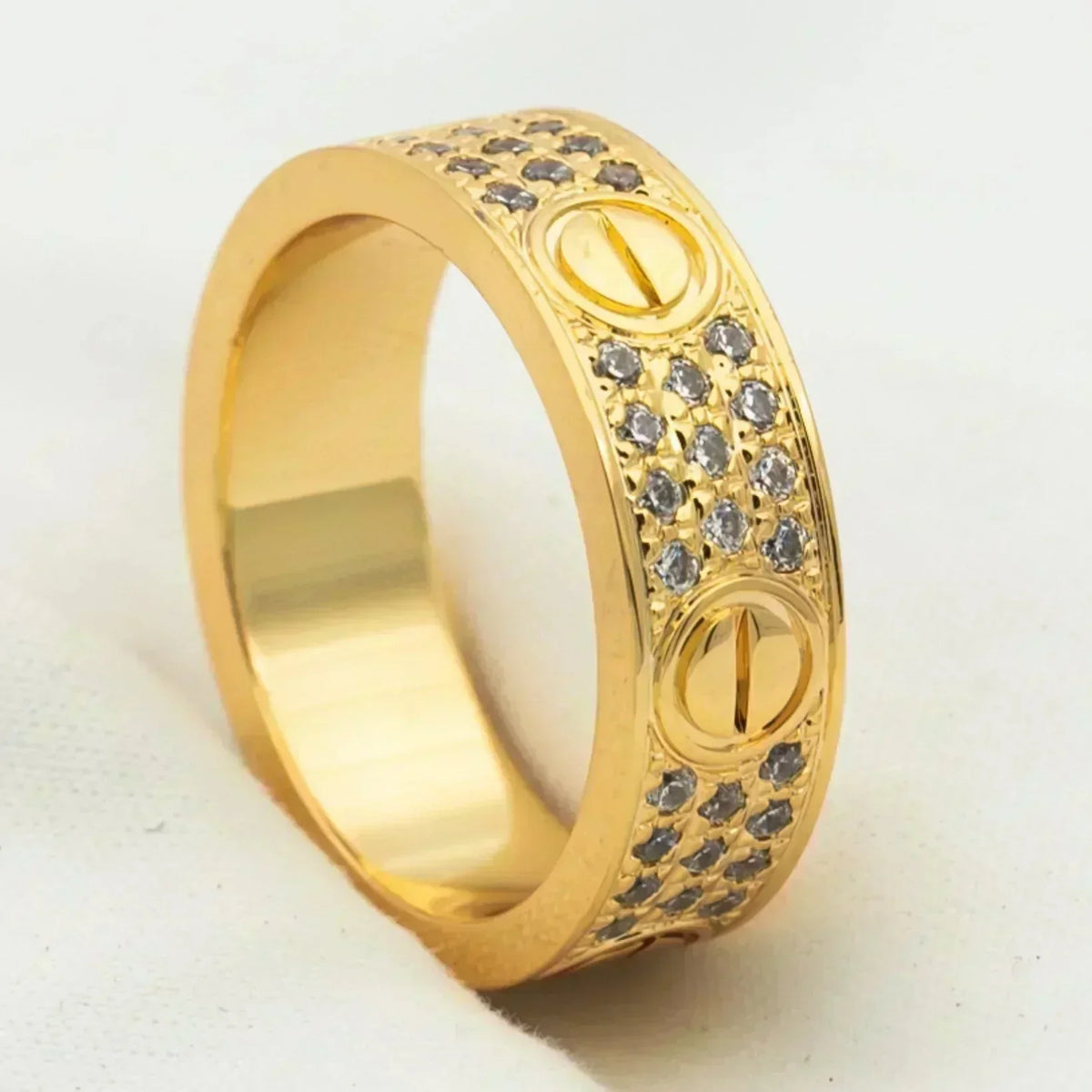 [⭐Maelin]LOVE RING 5.5MM DIAMONDS PAVED