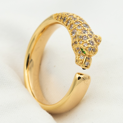 [⭐Maelin]PANTHERE RING DIAMOND 7.3MM
