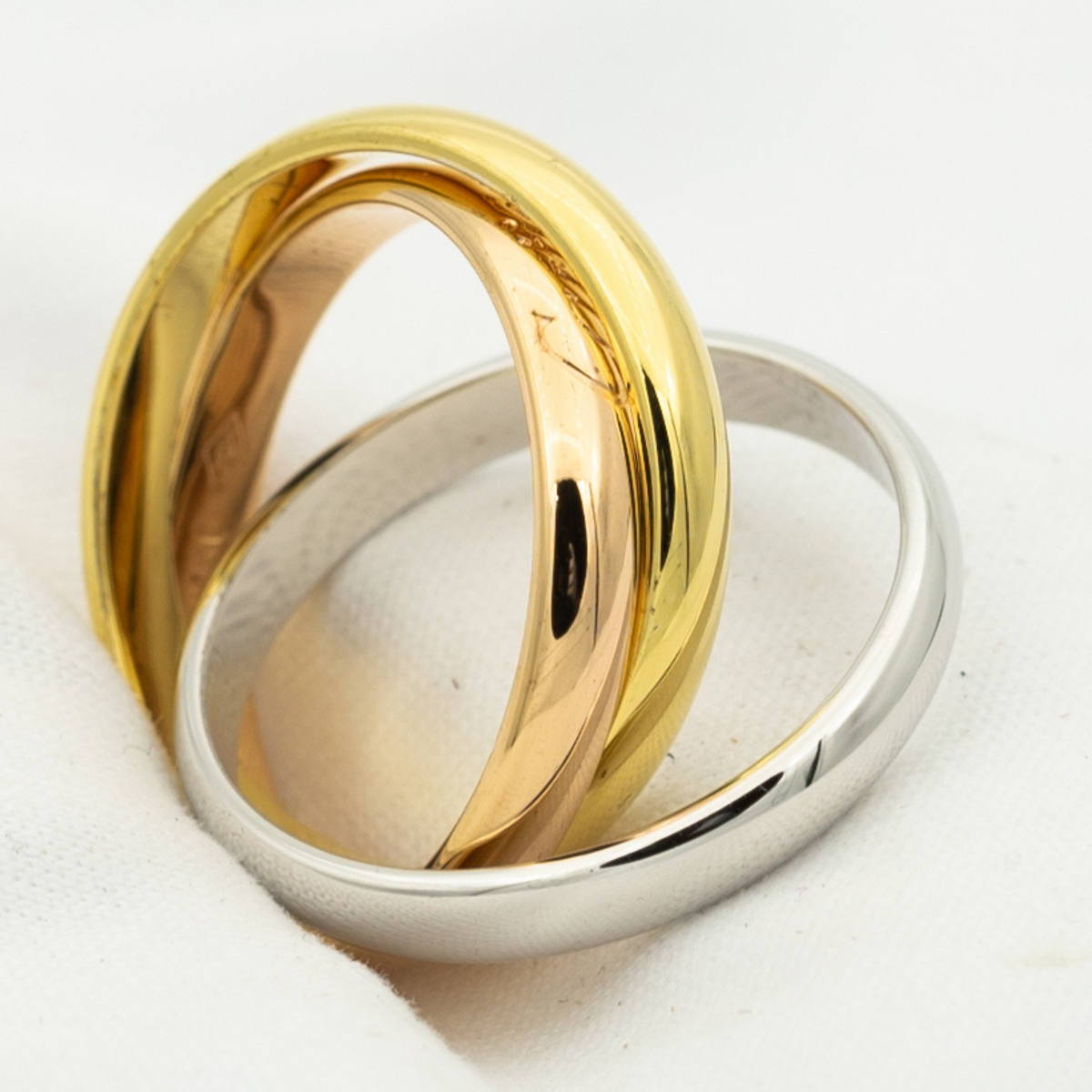 [⭐Maelin Jewelry]TRINITY RING GOLD PINK GOLD SILVER