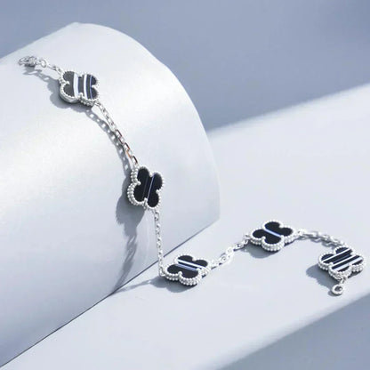 [⭐Maelin] CLOVER 5 MOTIF PULSAR STONE BRACELET COLLECTION