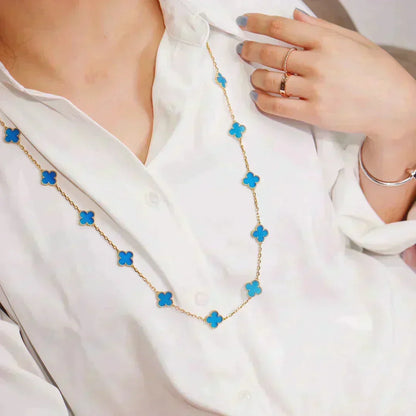 [⭐Maelin]CLOVER 20 MOTIFS TURQUOISE GOLD