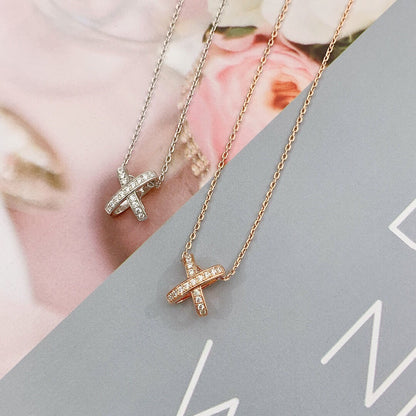 [⭐Maelin]JEUX DE DIAMOND NECKLACE