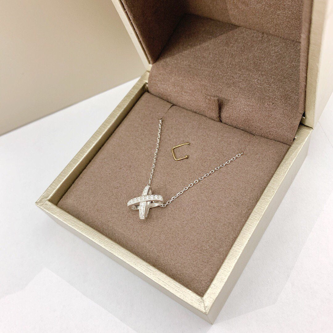 [⭐Maelin]JEUX DE DIAMOND NECKLACE