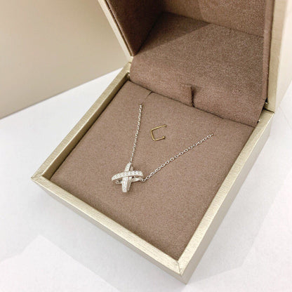 [⭐Maelin]JEUX DE DIAMOND NECKLACE