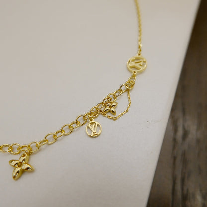 [⭐Maelin]BLOOMING SUPPLE NECKLACE BRASS