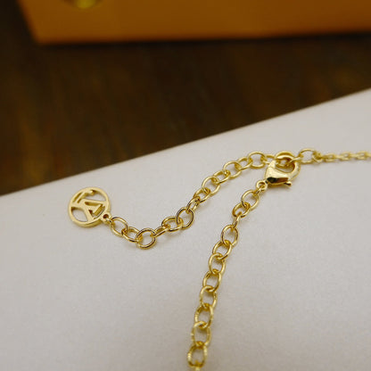 [⭐Maelin]BLOOMING SUPPLE NECKLACE BRASS