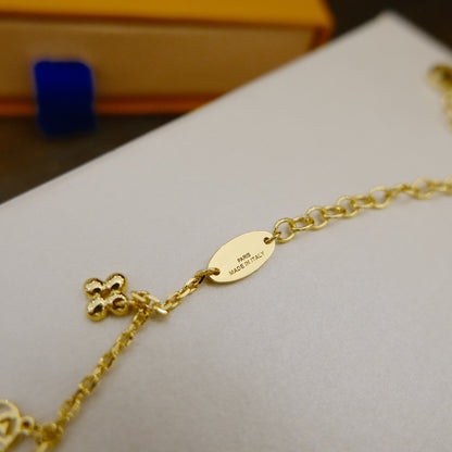 [⭐Maelin]BLOOMING SUPPLE NECKLACE BRASS