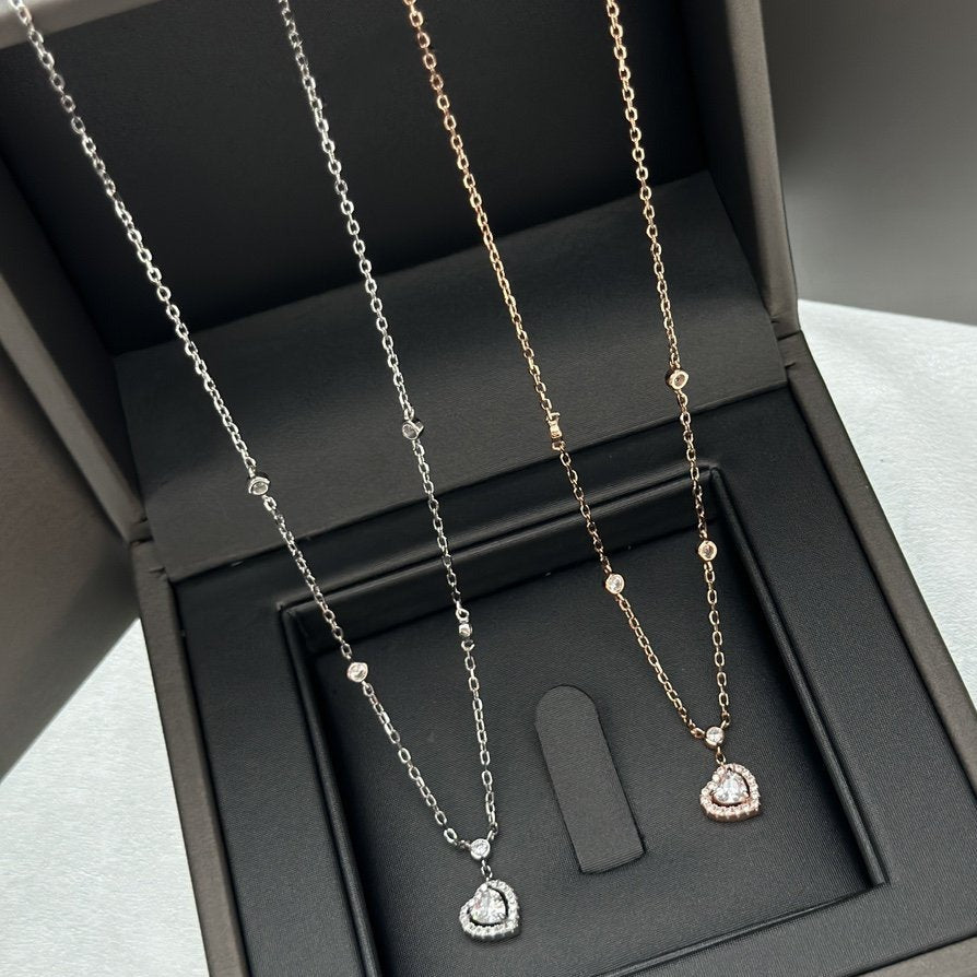 [⭐Maelin]JOY HEART DIAMOND NECKLACE