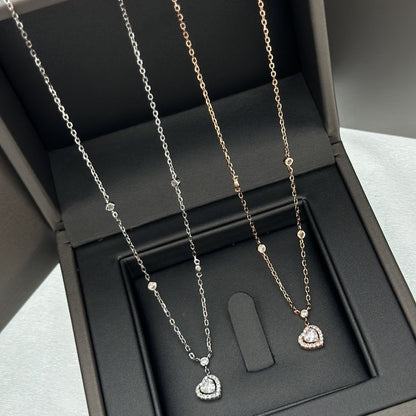 [⭐Maelin]JOY HEART DIAMOND NECKLACE