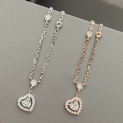 [⭐Maelin]JOY HEART DIAMOND NECKLACE