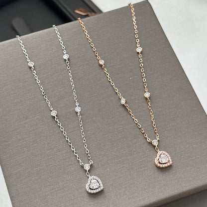[⭐Maelin]JOY HEART DIAMOND NECKLACE